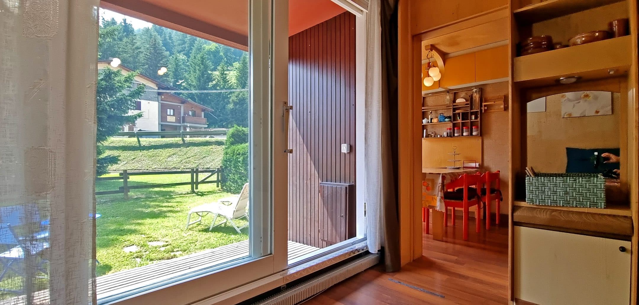 Relax in montagna, bilocale con giardino privato